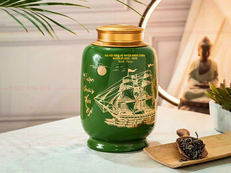 Gợi ý các mẫu hũ trà làm quà tặng 