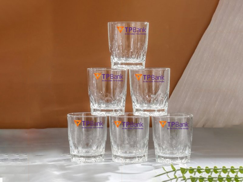 Bộ cốc thủy tinh quà tặng cho doanh nghiệp 