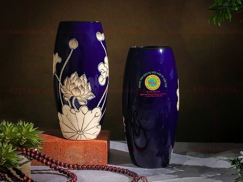 Lọ hoa in logo làm quà tặng doanh nghiệp