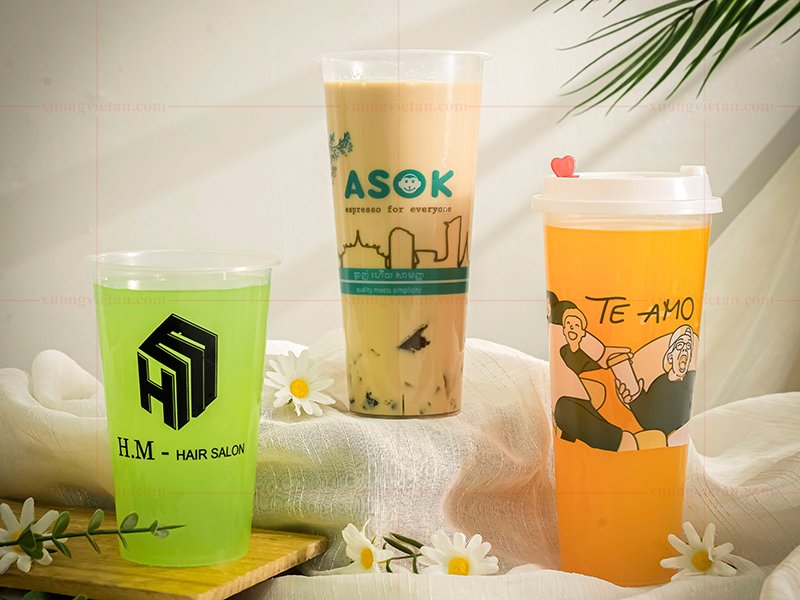 In logo lên cốc tim mềm 500ml