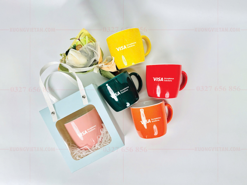 Ly sứ in logo 