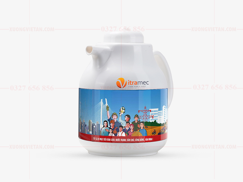 Bình ủ rạng đông in logo làm quà tặng 