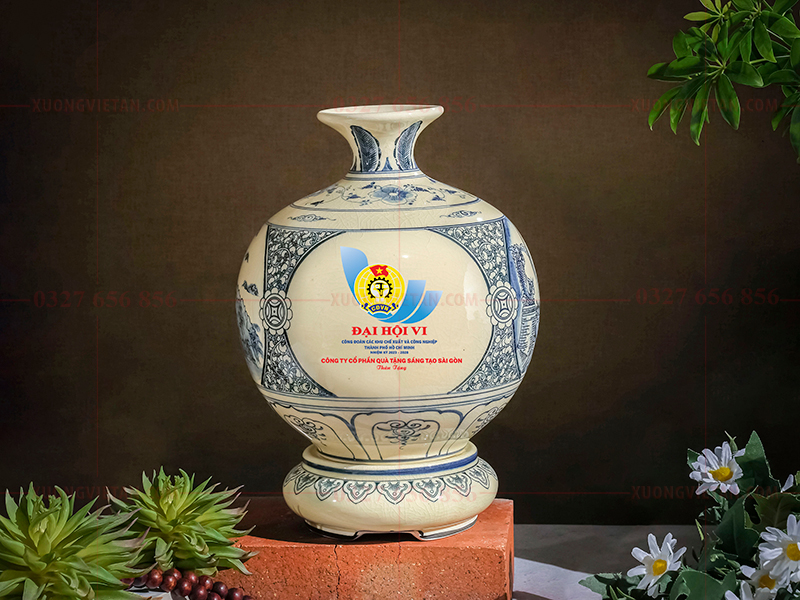 Bình hút lộc in logo công đoàn
